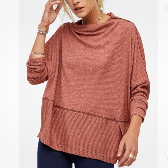 Free People We The Free Londontown Thermal Long Sleeve Tee Womens Size Medium - Picture 2 of 12